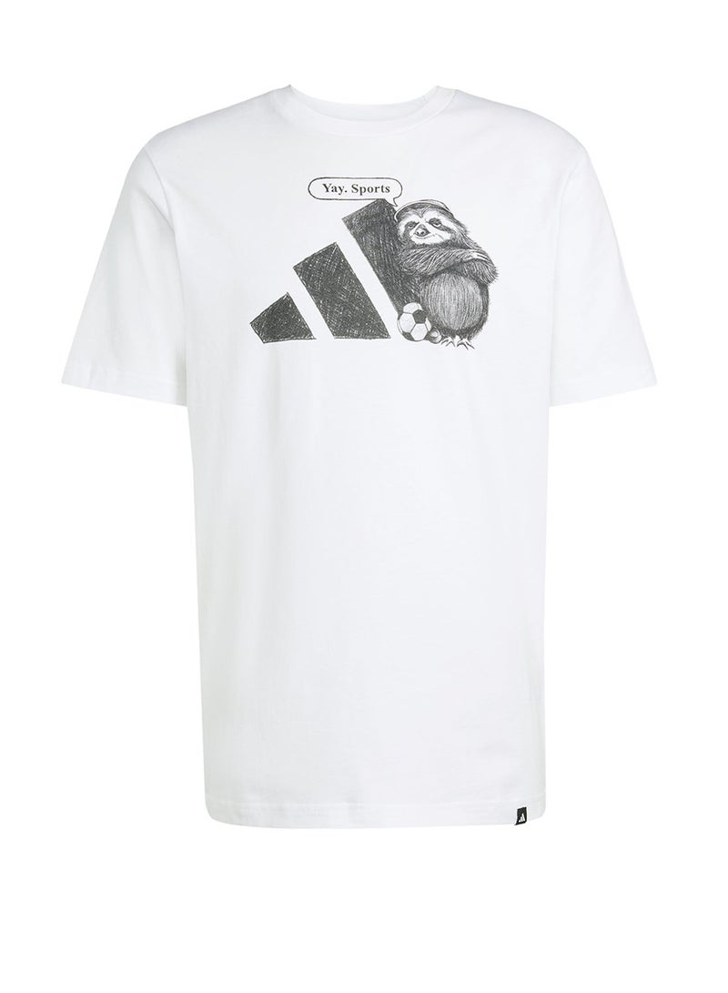 Adidas Yay Sports Graphic T-Shirt - Image 5